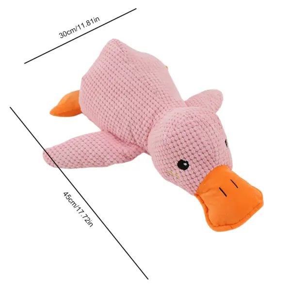 Dog Calming Duck Sound Toy – Plush Dog Toy with Quacking Sound - Image 15