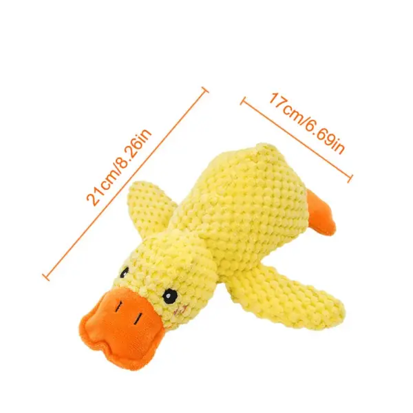 Dog Calming Duck Sound Toy – Plush Dog Toy with Quacking Sound - Image 18