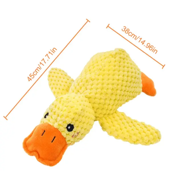 Dog Calming Duck Sound Toy – Plush Dog Toy with Quacking Sound - Image 11