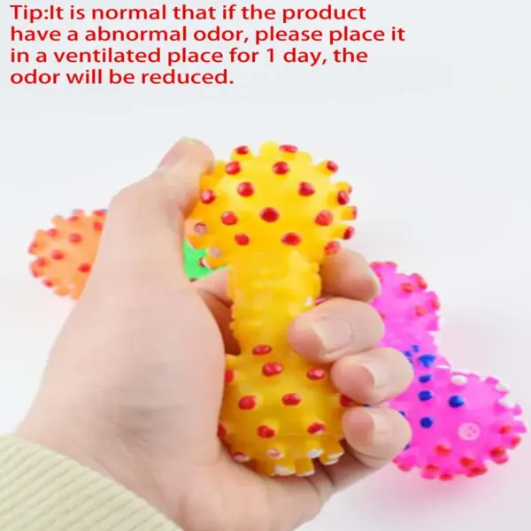 Bone Shape Dog Training Toy with Squeaker – Durable Anti-Bite Chew Toy for Dogs - Image 5