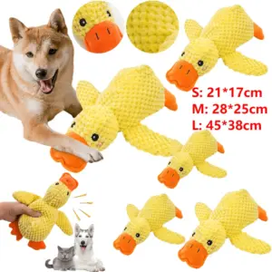 Dog Calming Duck Sound Toy – Plush Dog Toy with Quacking Sound