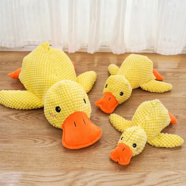 Dog Calming Duck Sound Toy – Plush Dog Toy with Quacking Sound - Image 4