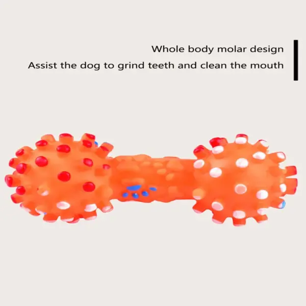 Bone Shape Dog Training Toy with Squeaker – Durable Anti-Bite Chew Toy for Dogs - Image 4