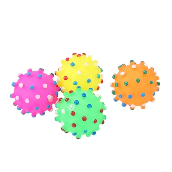 Spike Ball Sounding Toy for Dogs – Molar Teeth Cleaning & Bite-Resistant Chew Toy - Image 3