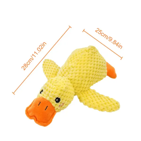 Dog Calming Duck Sound Toy – Plush Dog Toy with Quacking Sound - Image 12
