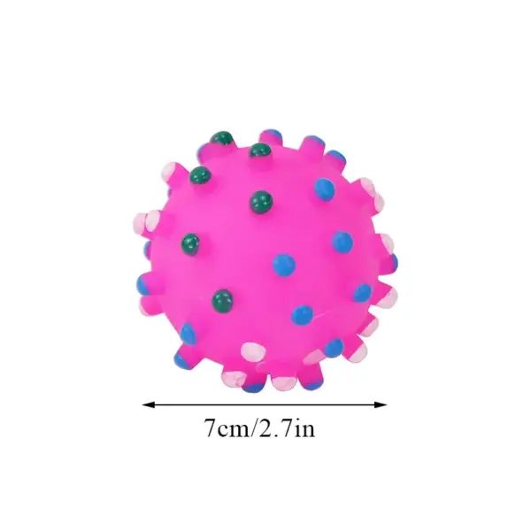 Spike Ball Sounding Toy for Dogs – Molar Teeth Cleaning & Bite-Resistant Chew Toy - Image 6
