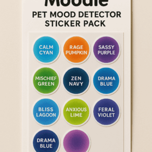 Moodle: Pet Mood Detector Sticker Pack