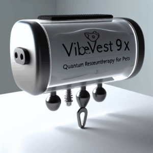VibeVest 9X device for pets displayed against a neutral background