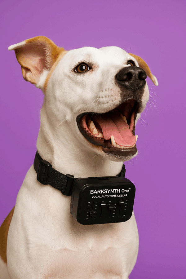 BarkSynth One™ Vocal Auto-Tune Collar displayed against a neutral background
