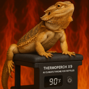 ThermoPerch X9™ – AI Climate Throne for Reptiles